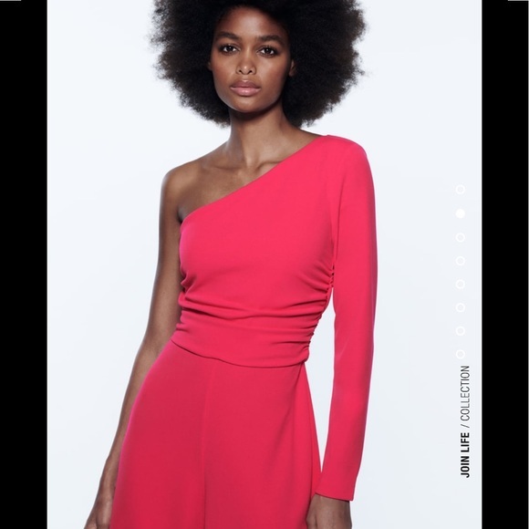 Zara asymmetrical jumpsuit. - Picture 3 of 10